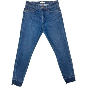 Loft Skinny Jean Distressed Ankle High Rise 6/28